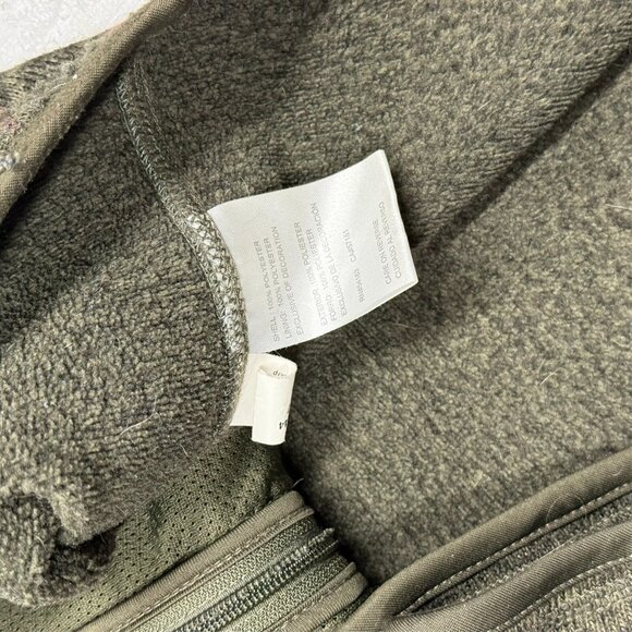 Michigan State Spartans MSU NCAA Football Full Zip Fleece Sweater Brown Large - Picture 8 of 8